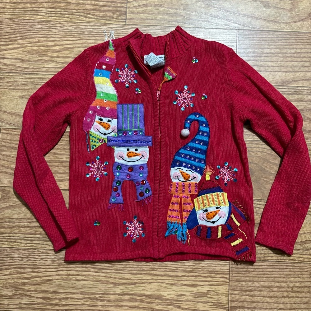Vintage Christmas Sweater Small